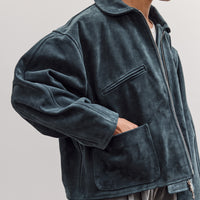 Suede Flying Jacket, Midnight