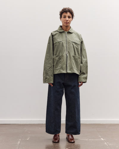 Waxed Cotton Flying Jacket, Sage