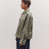 Waxed Cotton Flying Jacket, Sage