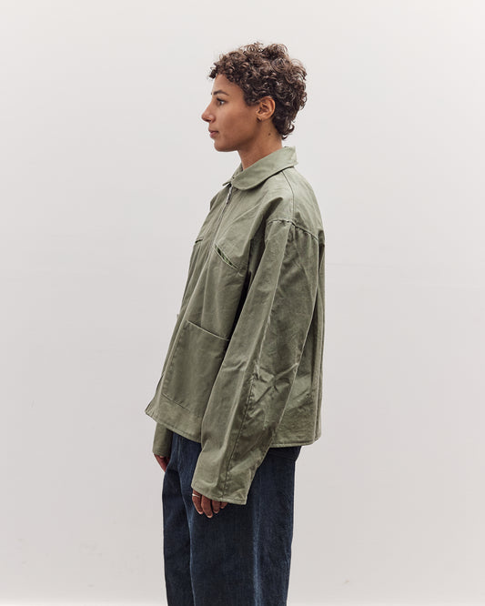 Waxed Cotton Flying Jacket, Sage