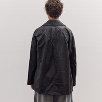 Waxed Cotton Amis Mac Jacket, Black