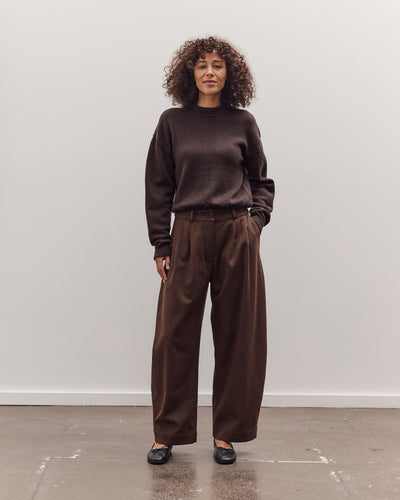 Cindy Crew Neck Jumper, Bark
