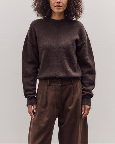 Cindy Crew Neck Jumper, Bark