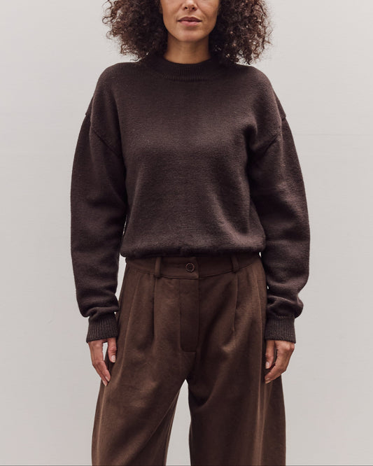 Cindy Crew Neck Jumper, Bark