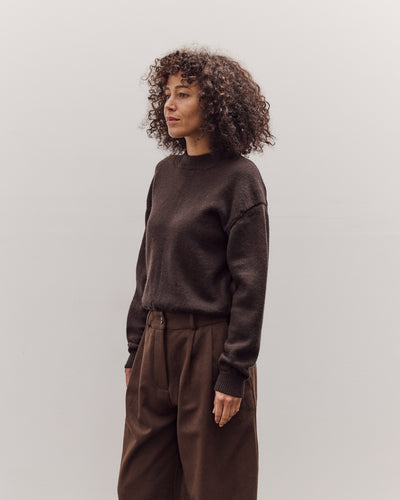 Cindy Crew Neck Jumper, Bark