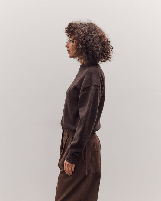 Cindy Crew Neck Jumper, Bark