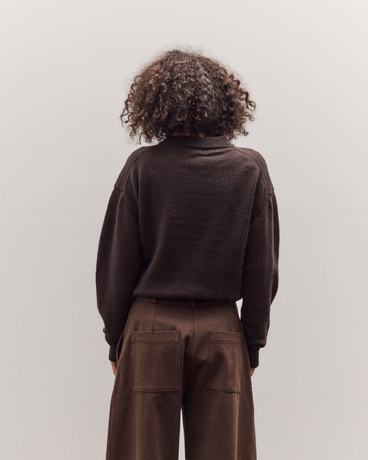 Cindy Crew Neck Jumper, Bark