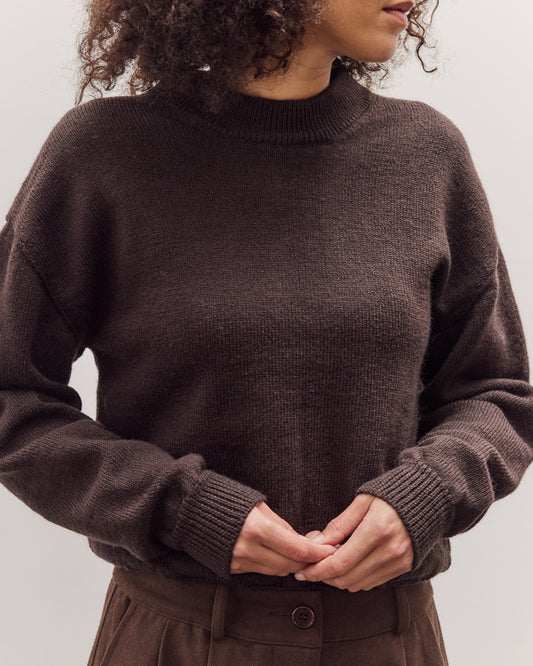 Cindy Crew Neck Jumper, Bark