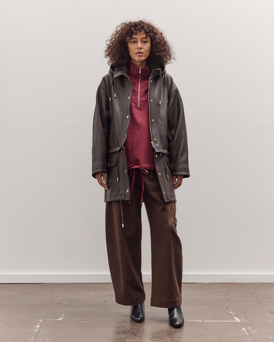 Sapple Goat Josie Parka Coat, Brown