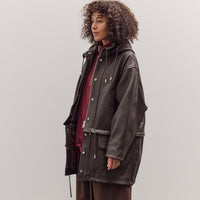 Sapple Goat Josie Parka Coat, Brown