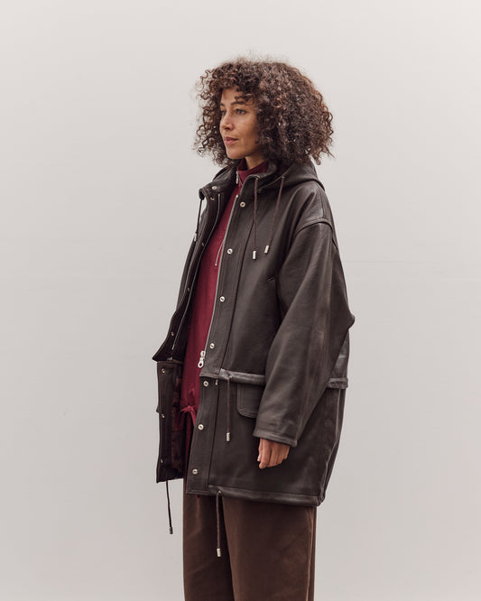 Sapple Goat Josie Parka Coat, Brown