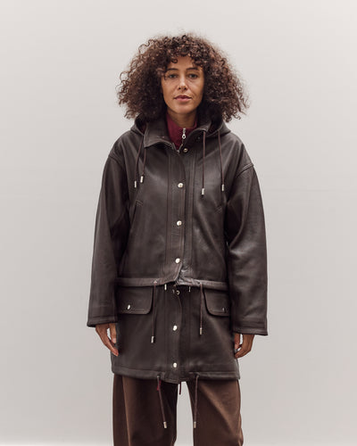 Sapple Goat Josie Parka Coat, Brown