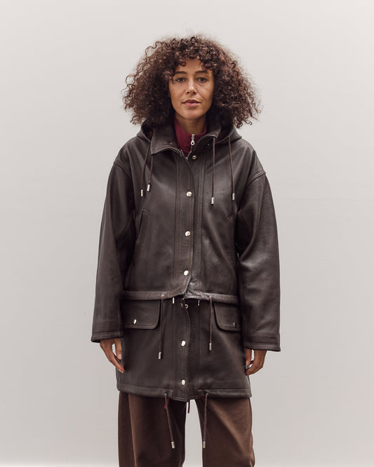 Sapple Goat Josie Parka Coat, Brown