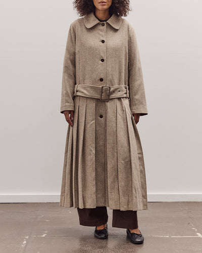 Italian Wool Willow Coat, Driftwood
