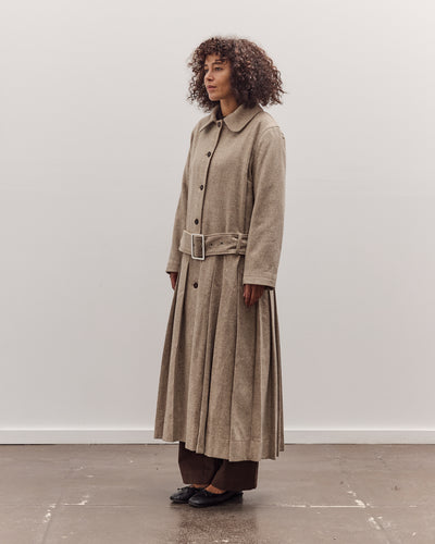 Italian Wool Willow Coat, Driftwood