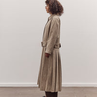 Italian Wool Willow Coat, Driftwood