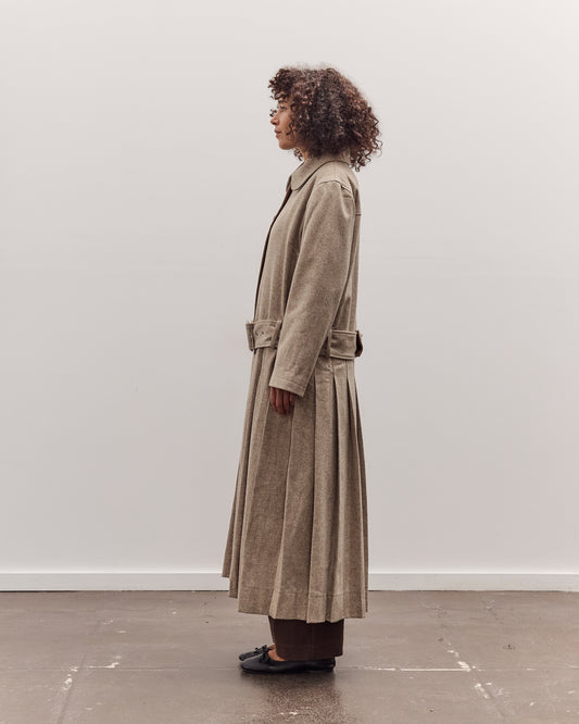 Italian Wool Willow Coat, Driftwood