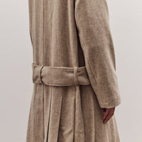 Italian Wool Willow Coat, Driftwood