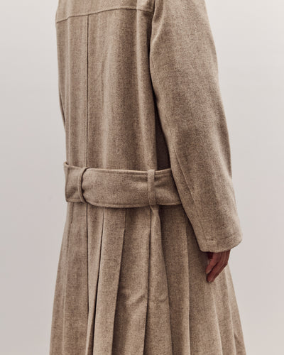 Italian Wool Willow Coat, Driftwood