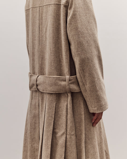 Italian Wool Willow Coat, Driftwood