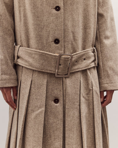Italian Wool Willow Coat, Driftwood