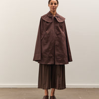 Cawley British Dry Oilskin Etta Cape, Moss