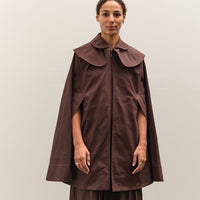 Cawley British Dry Oilskin Etta Cape, Moss