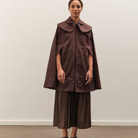 Cawley British Dry Oilskin Etta Cape, Moss