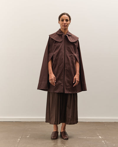 Cawley British Dry Oilskin Etta Cape, Moss