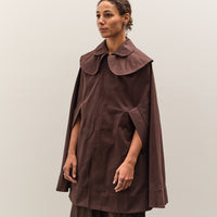 Cawley British Dry Oilskin Etta Cape, Moss