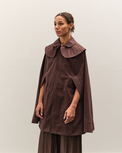 Cawley British Dry Oilskin Etta Cape, Moss