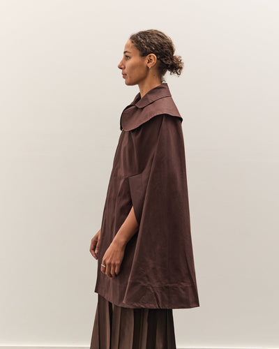 Cawley British Dry Oilskin Etta Cape, Moss