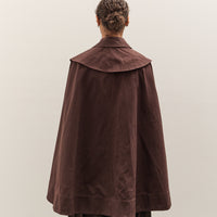 Cawley British Dry Oilskin Etta Cape, Moss
