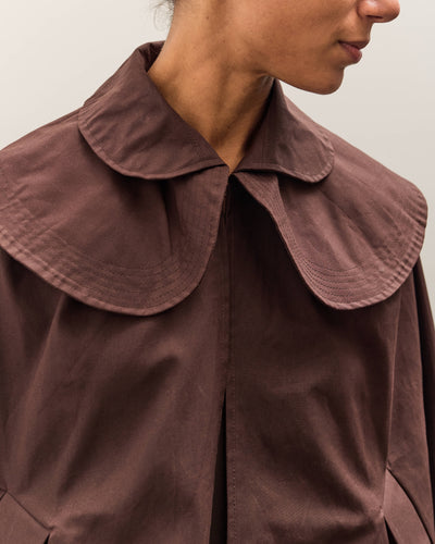 Cawley British Dry Oilskin Etta Cape, Moss