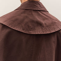 Cawley British Dry Oilskin Etta Cape, Moss