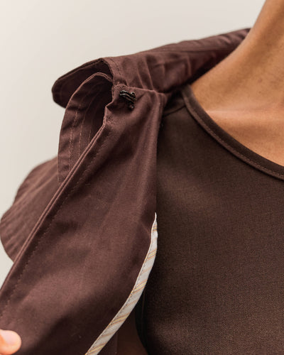 Cawley British Dry Oilskin Etta Cape, Moss