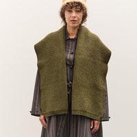 Cawley British Merino Wool Scarf, Moss