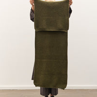 Cawley British Merino Wool Scarf, Moss