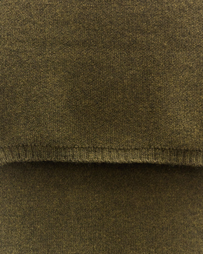 Cawley British Merino Wool Scarf, Moss