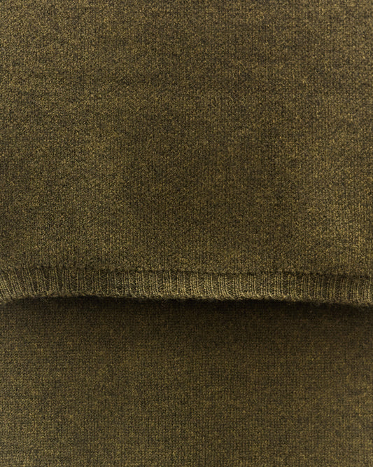 Cawley British Merino Wool Scarf, Moss