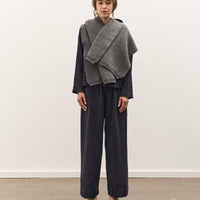 Cawley British Merino Wool Scarf, Slate