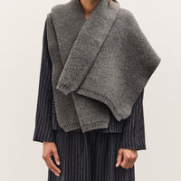 Cawley British Merino Wool Scarf, Slate