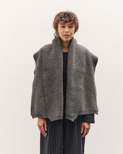 Cawley British Merino Wool Scarf, Slate