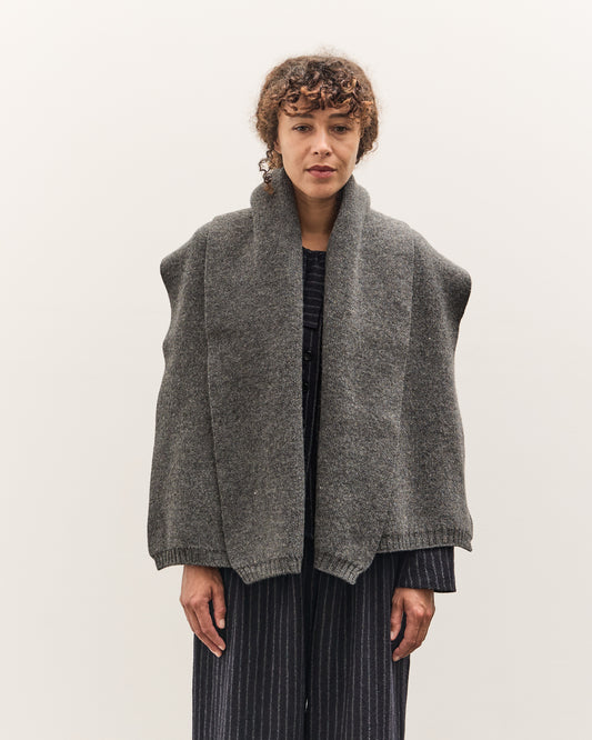 Cawley British Merino Wool Scarf, Slate