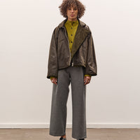 Cawley British Oilskin Women's Flying Jacket, Olive