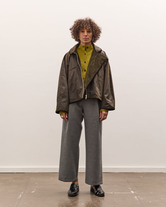 Cawley British Oilskin Women's Flying Jacket, Olive