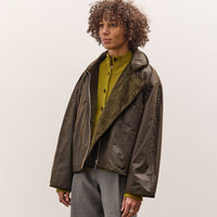 Cawley British Oilskin Women's Flying Jacket, Olive