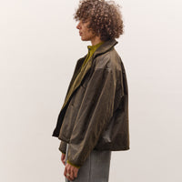 Cawley British Oilskin Women's Flying Jacket, Olive