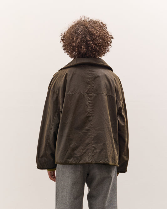 Cawley British Oilskin Women's Flying Jacket, Olive