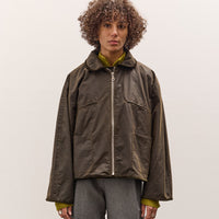 Cawley British Oilskin Women's Flying Jacket, Olive